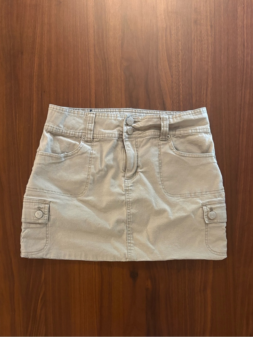 Y2 Blu cargo mini skirt